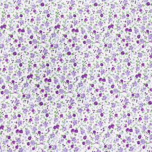 Ditsy Floral (Purple) Cotton Poplin Print